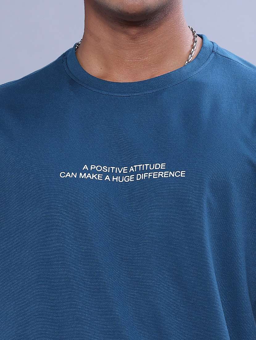 Men Typographic Short Sleeve Regular Fit T-shirt - 22515818 -  Standard Image - 1