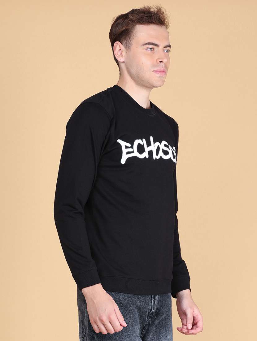 men printed long sleeves regular fit t-shirt - 22516552 -  Standard Image - 4