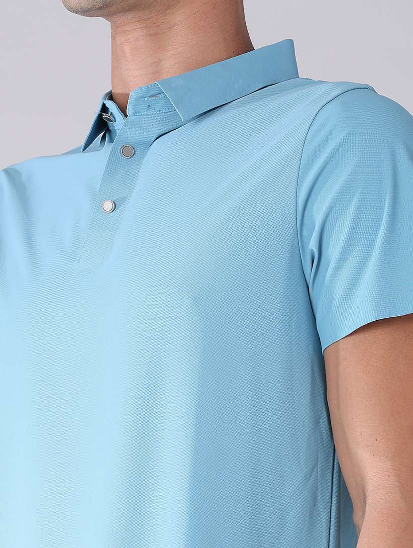 men solid short sleeve regular fit polo t-shirt - 22516678 -  Standard Image - 1