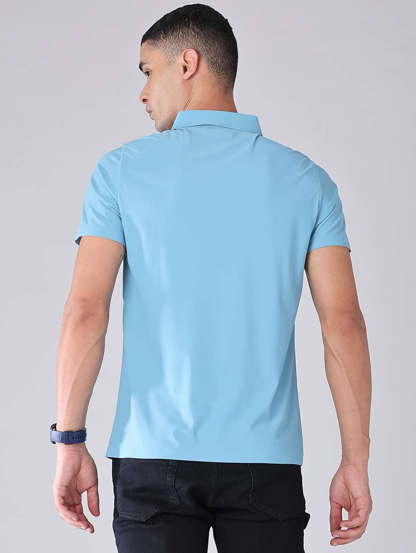 men solid short sleeve regular fit polo t-shirt - 22516678 -  Standard Image - 4