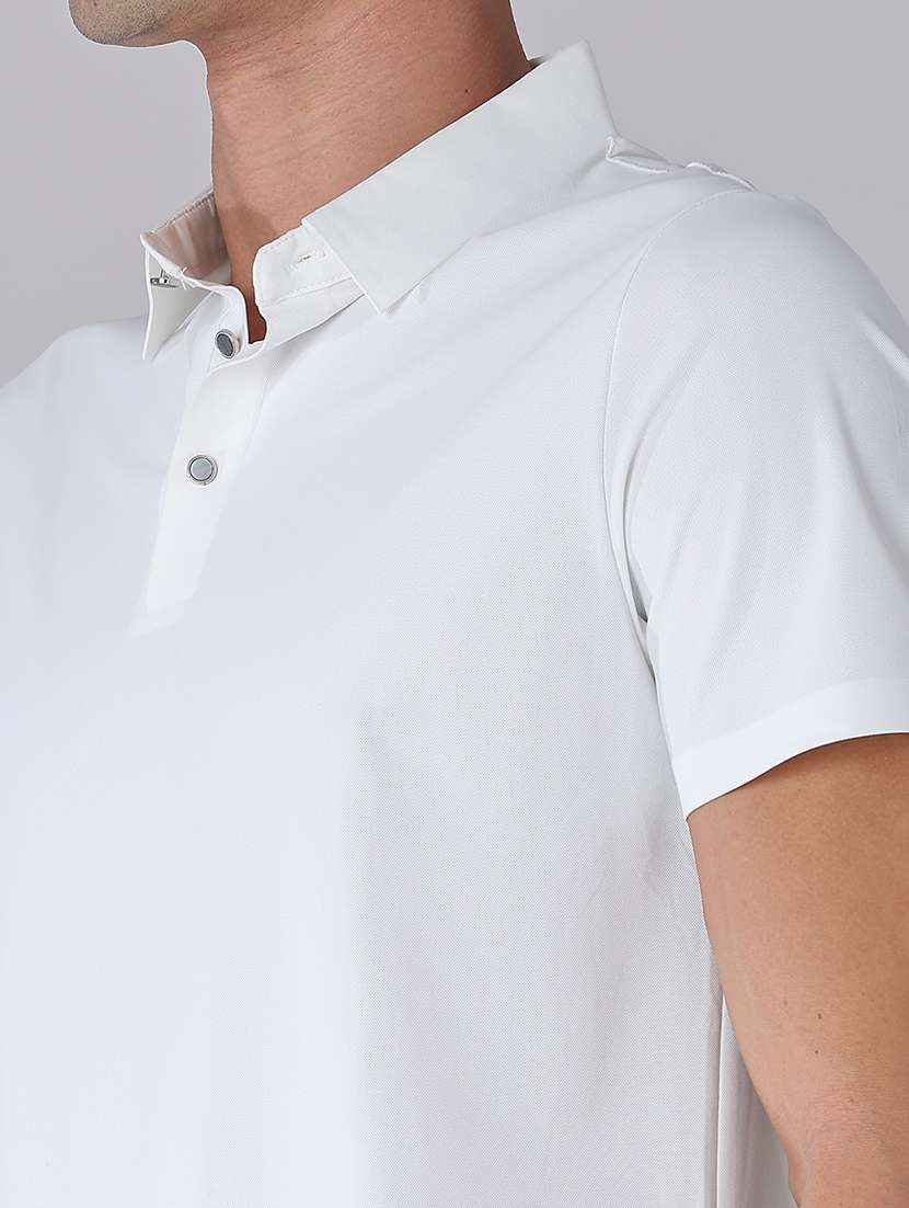 men solid short sleeve regular fit polo t-shirt - 22516679 -  Standard Image - 1