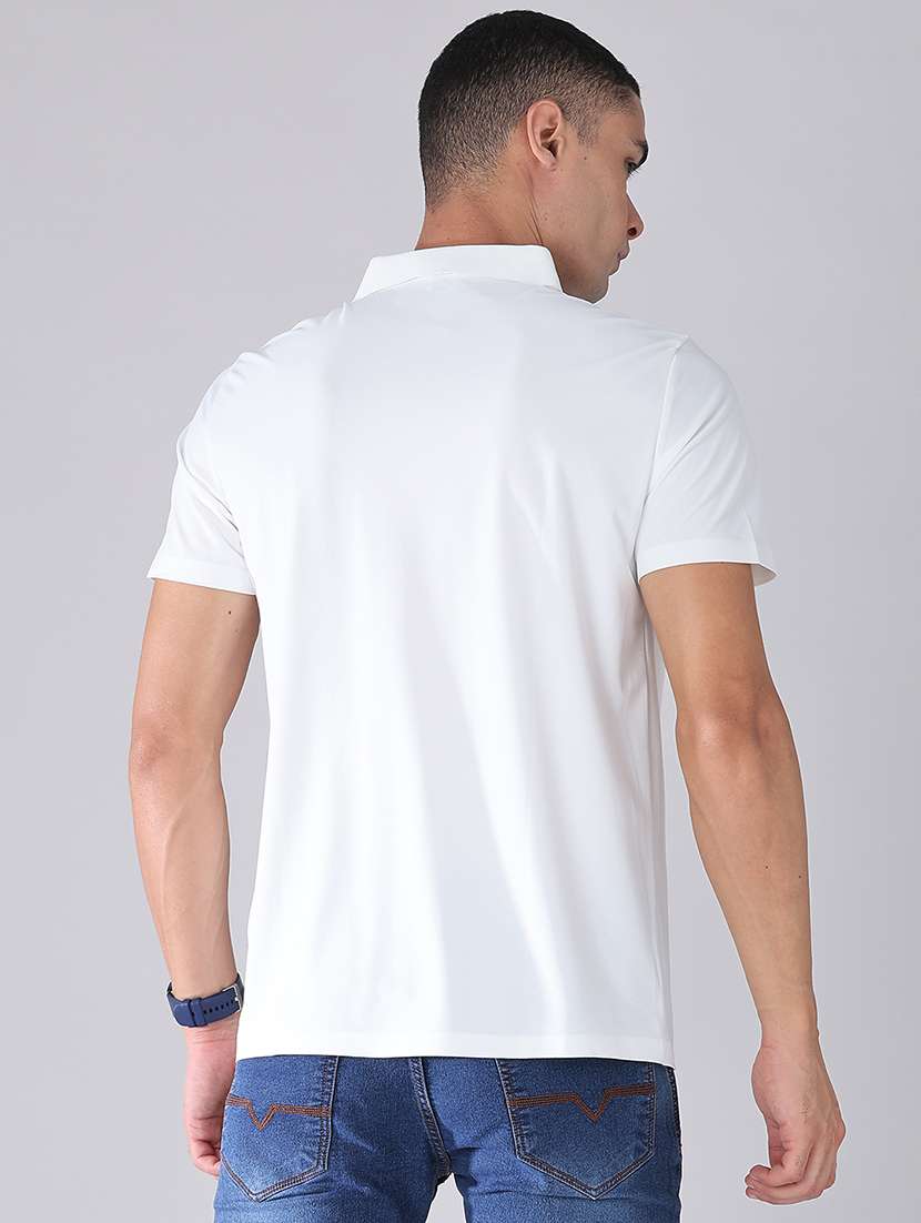 men solid short sleeve regular fit polo t-shirt - 22516679 -  Standard Image - 4