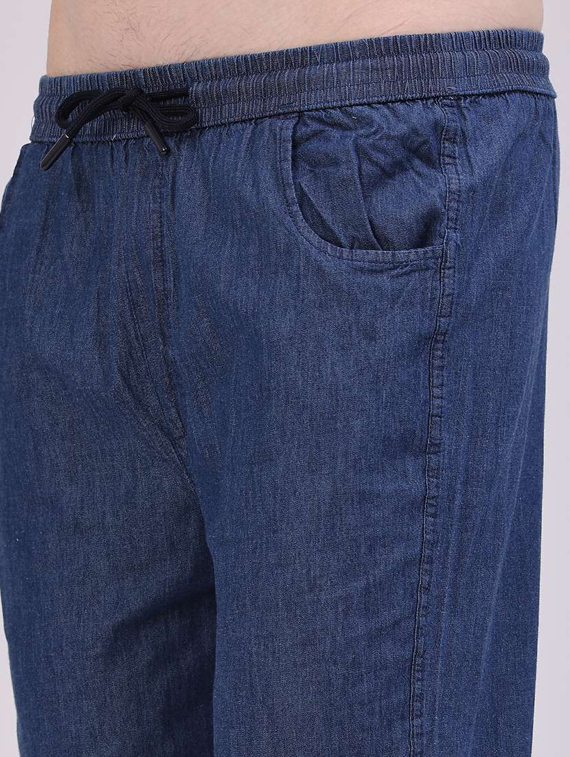 Men Solid Mid Rise Regular Fit Jogger - 22517104 -  Standard Image - 1