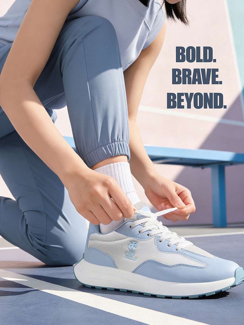women color block lace up sneaker - 22517727 -  Standard Image - 4