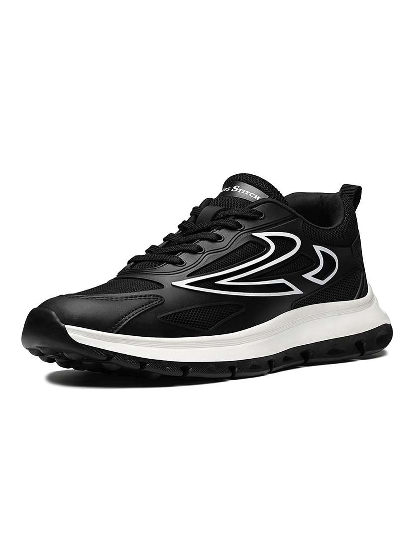 men black lace up sport shoe - 22517729 -  Standard Image - 1