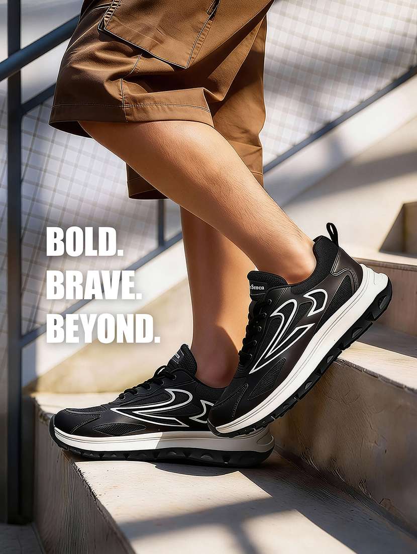 men black lace up sport shoe - 22517729 -  Standard Image - 4