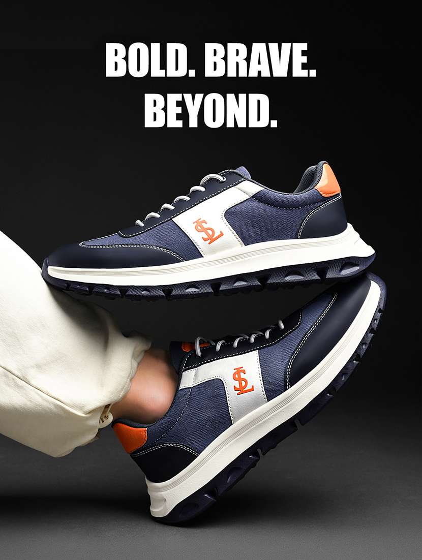 men color block lace up sneaker - 22517735 -  Standard Image - 4