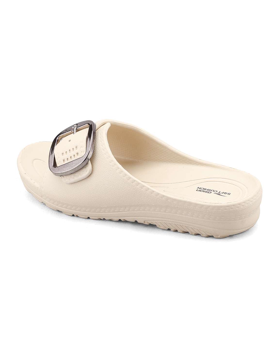 women textured slip on slides - 22517761 -  Standard Image - 1