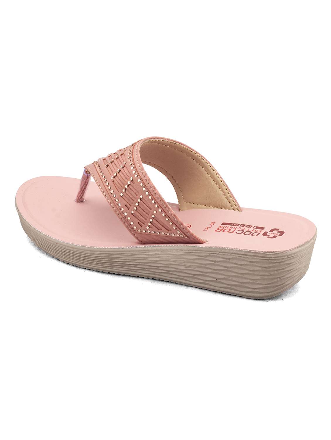 women embellished toe separator wedges - 22517777 -  Standard Image - 1