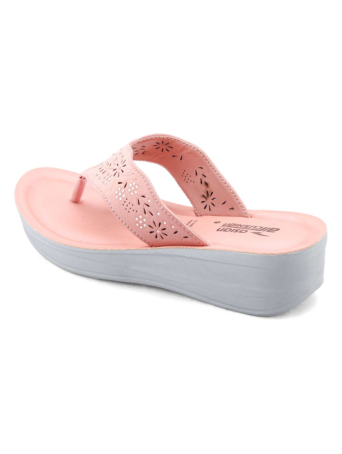 women cutwork toe separator wedges - 22517784 -  Standard Image - 1