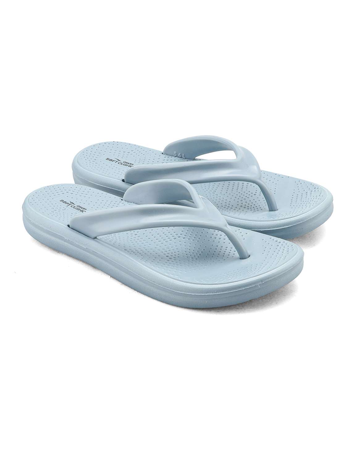 women solid toe separator slippers