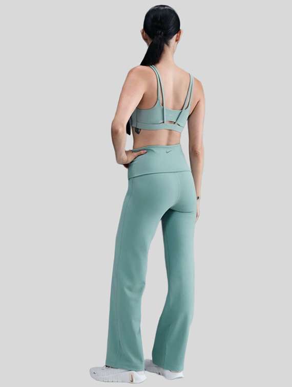 women solid high rise full length track pant - 22517823 -  Standard Image - 1