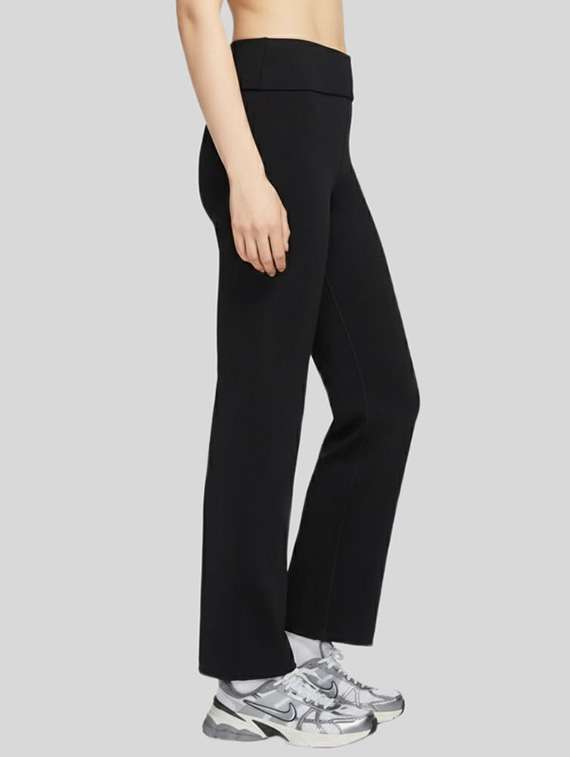 women solid mid rise full length track pant - 22517824 -  Standard Image - 1