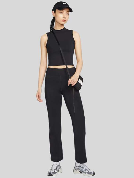 women solid mid rise full length track pant - 22517824 -  Standard Image - 4