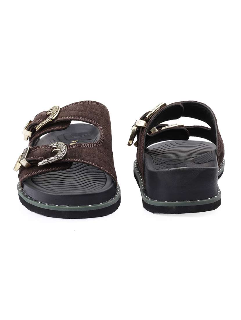 men solid slip on sandal - 22517832 -  Standard Image - 4