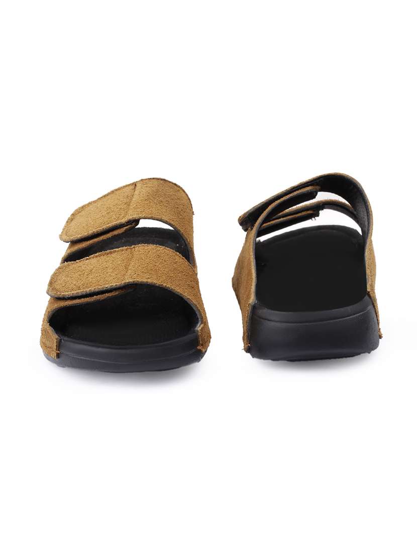men solid slip on sandal - 22517835 -  Standard Image - 4