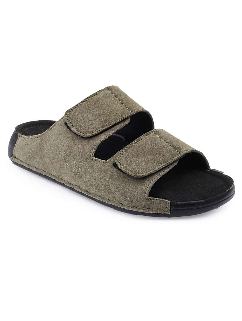 men solid slip on sandal - 22517836 -  Standard Image - 1