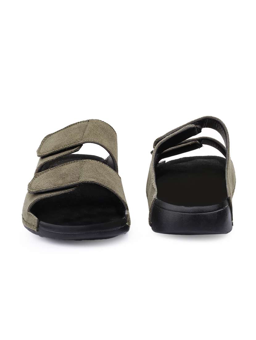 men solid slip on sandal - 22517836 -  Standard Image - 4