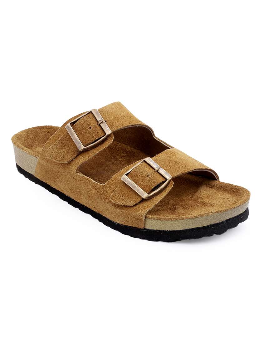 men solid strap sandal - 22517839 -  Standard Image - 1