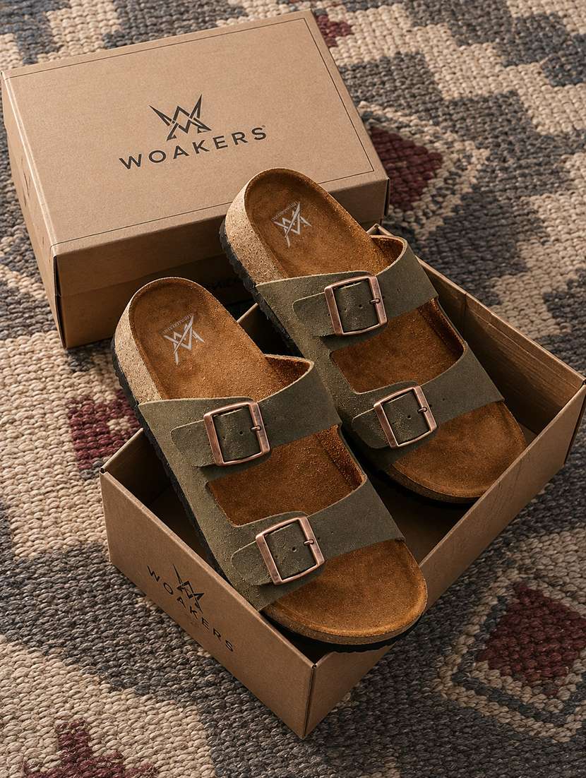 Men Solid Strap Sandal - 22517840 -  Standard Image - 1