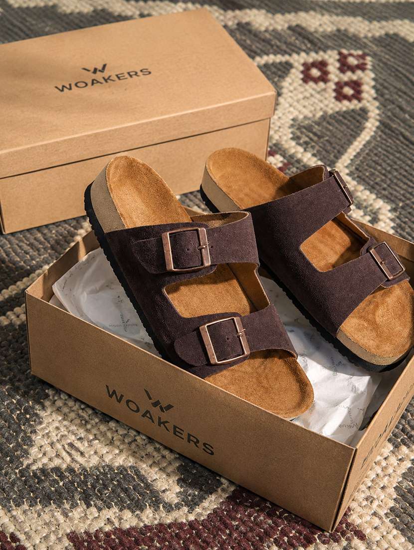men solid strap sandal - 22517841 -  Standard Image - 1