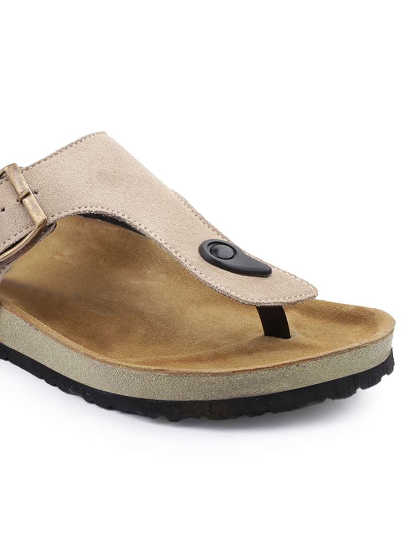 men solid toe seperator sandal - 22517842 -  Standard Image - 4