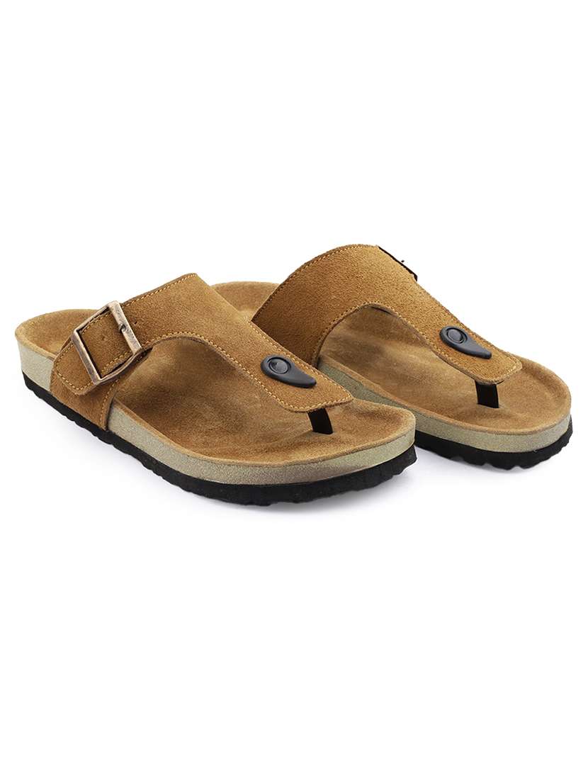 men solid toe seperator sandal - 22517843 -  Standard Image - 1