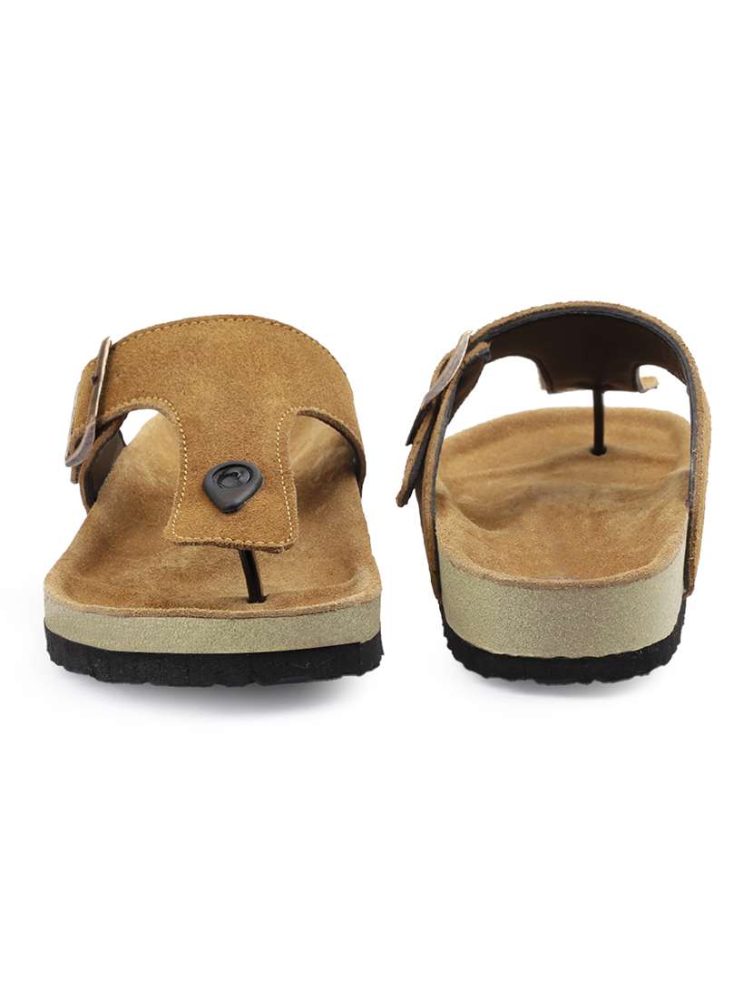 men solid toe seperator sandal - 22517843 -  Standard Image - 4