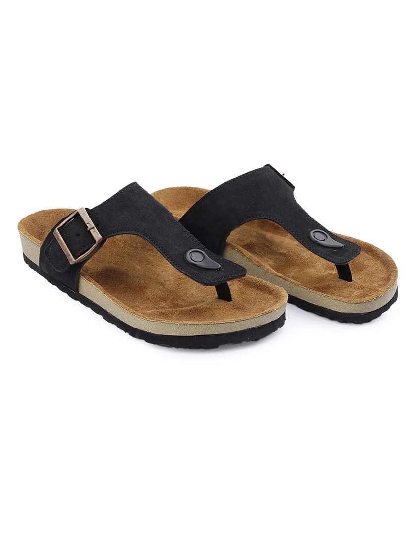 men solid toe seperator sandal - 22517844 -  Standard Image - 1