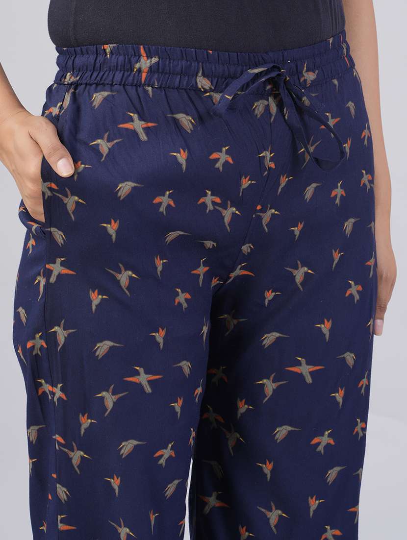 Women Printed Mid Rise Straight Palazzo - 22517865 -  Standard Image - 1