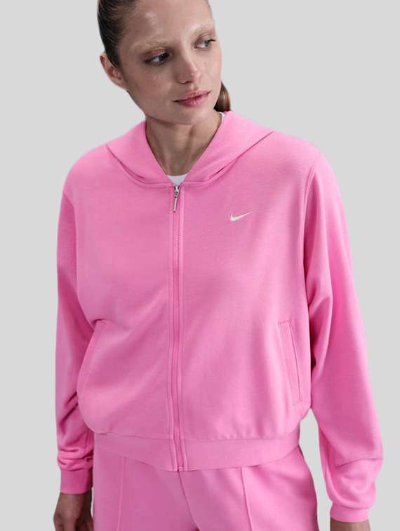 women solid long sleeves hooded sweatshirt - 22517902 -  Standard Image - 1