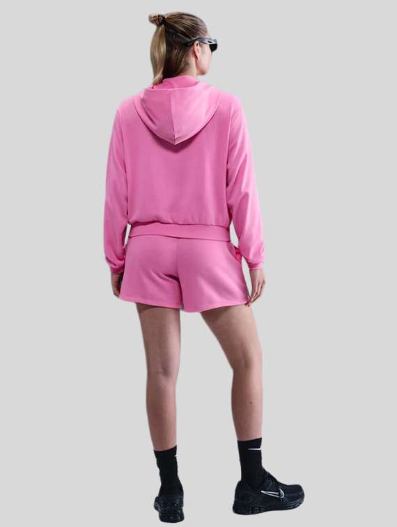 women solid long sleeves hooded sweatshirt - 22517902 -  Standard Image - 4