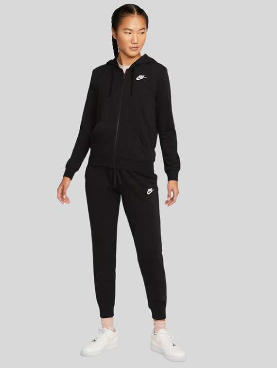 women solid long sleeves hooded sweatshirt - 22517905 -  Standard Image - 4