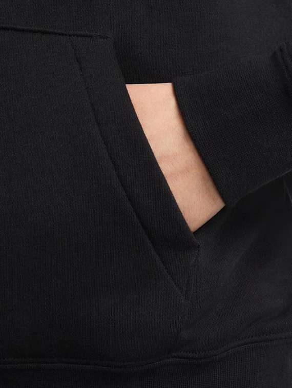 women solid long sleeves hooded sweatshirt - 22517906 -  Standard Image - 4