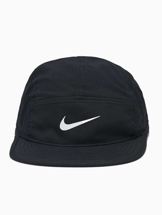 nike black polyester solid cap - 22517914 -  Standard Image - 1