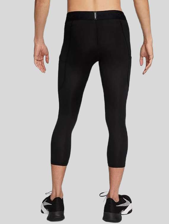 men solid mid rise calf length tights - 22518007 -  Standard Image - 1