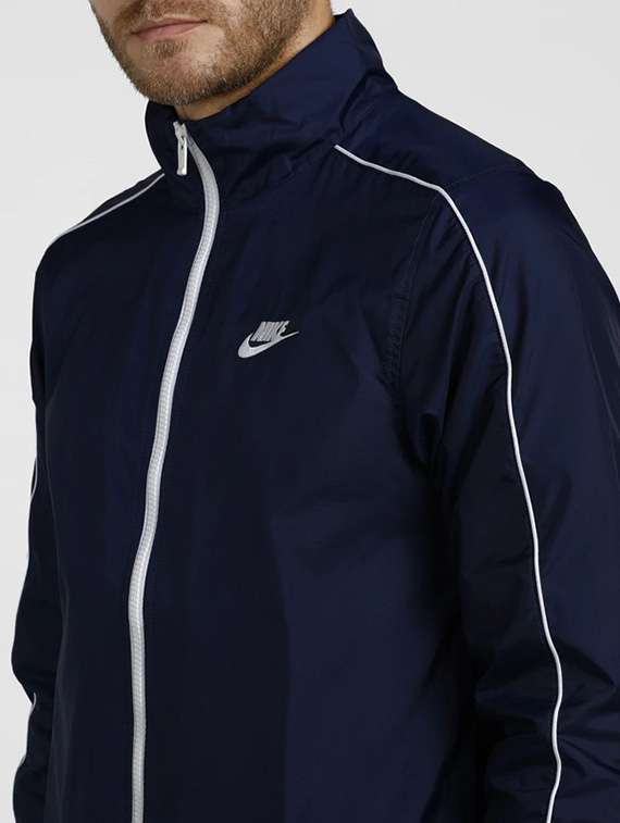 men solid long sleeve full length track suit - 22518111 -  Standard Image - 4