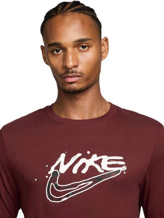men printed long sleeve sport t-shirt - 22518136 -  Standard Image - 1