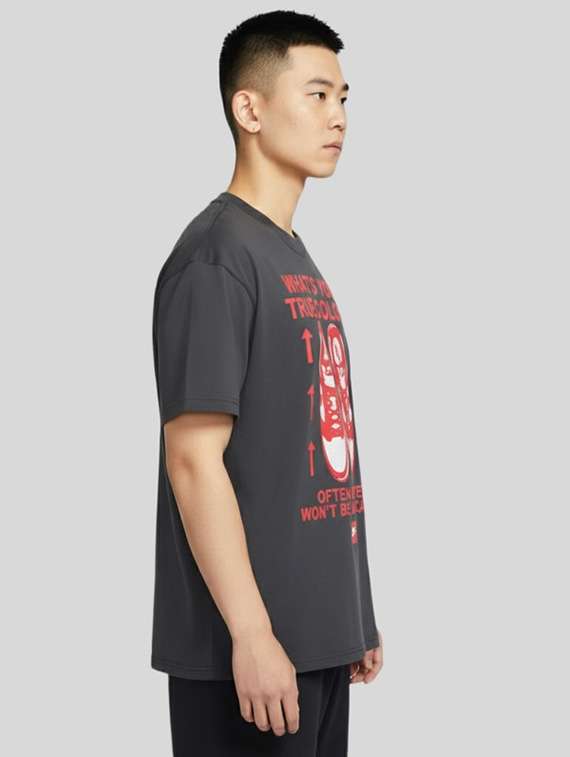 men printed short sleeve sport t-shirt - 22518141 -  Standard Image - 1