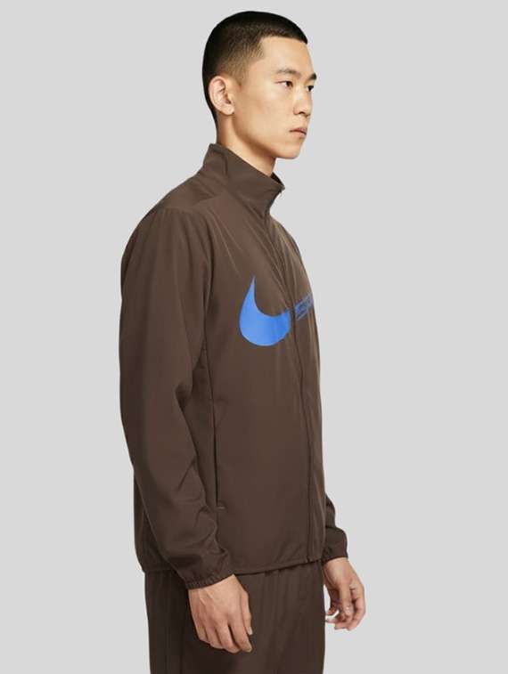 men printed long sleeve windcheater bomber jacket - 22518161 -  Standard Image - 1