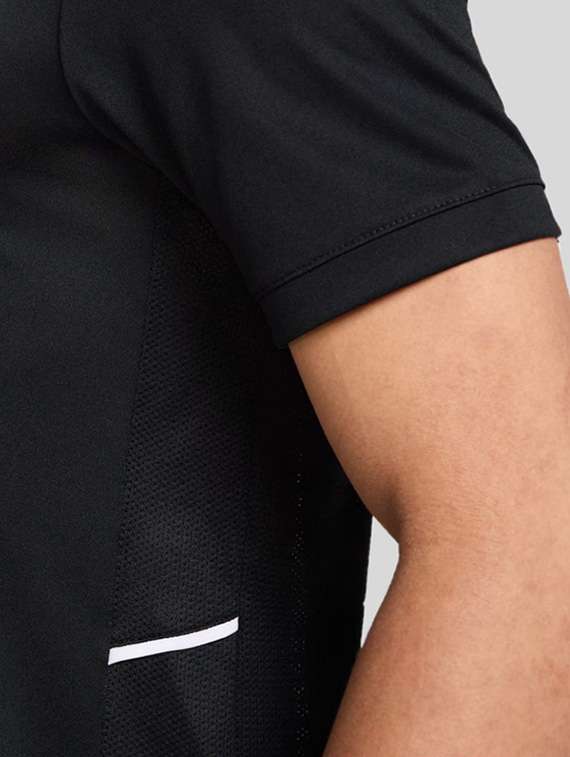 Men Solid Short Sleeve Slim Fit T-shirt - 22518193 -  Standard Image - 4