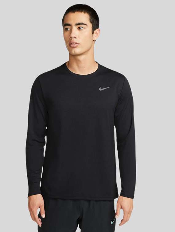 men solid long sleeve regular fit t-shirt