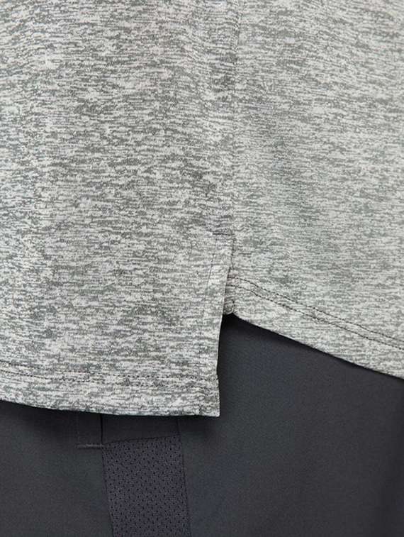 men melange raglan sleeve dry fit t-shirt - 22518217 -  Standard Image - 4
