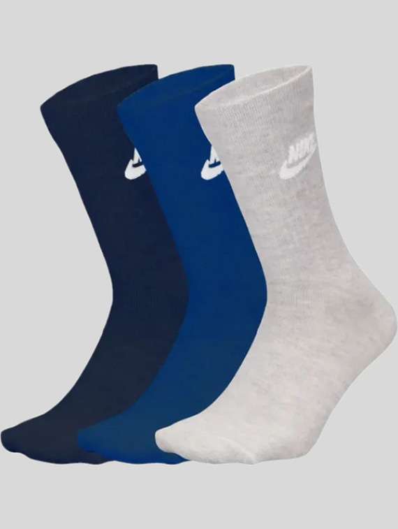 unisex pack of 3 solid above ankle length socks - 22518229 -  Standard Image - 1