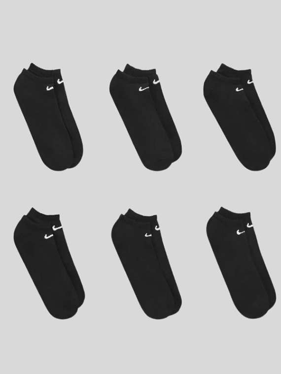unisex pack of 6 solid now show socks - 22518234 -  Standard Image - 1