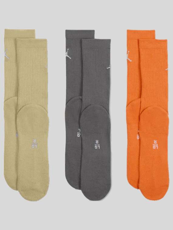 unisex pack of 3 above ankle length solid socks - 22518236 -  Standard Image - 1
