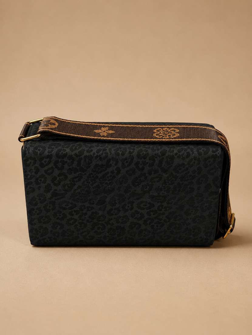 women black printed sling bag - 22518303 -  Standard Image - 1