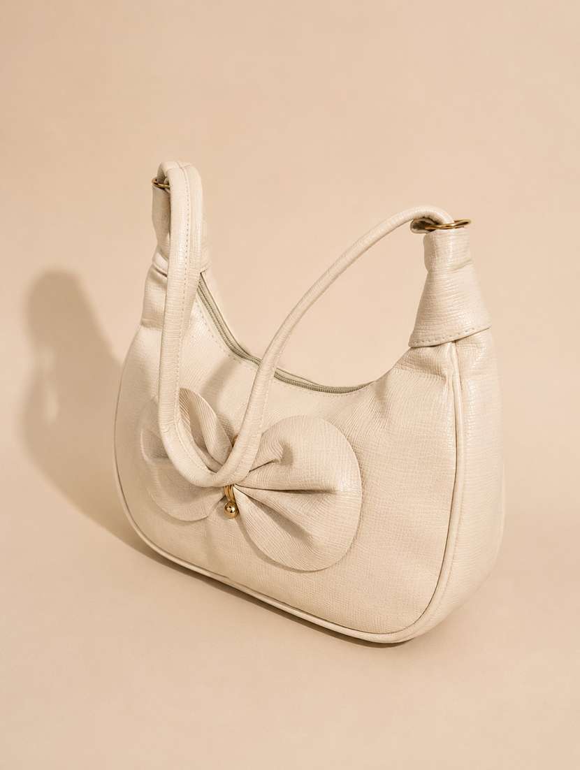 beige textured sling bag - 22518304 -  Standard Image - 4