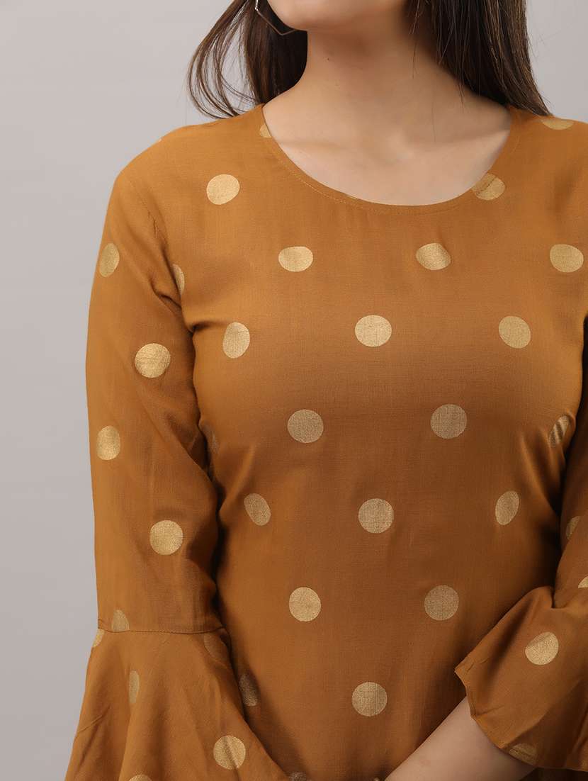 women printed three quarter sleeve kurta sharara set - 22518368 -  Standard Image - 1