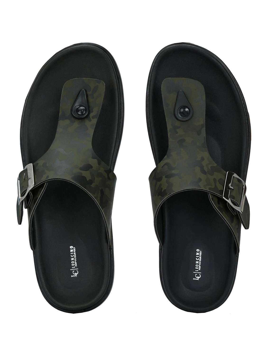men green toe seperator sandal - 22518472 -  Standard Image - 4